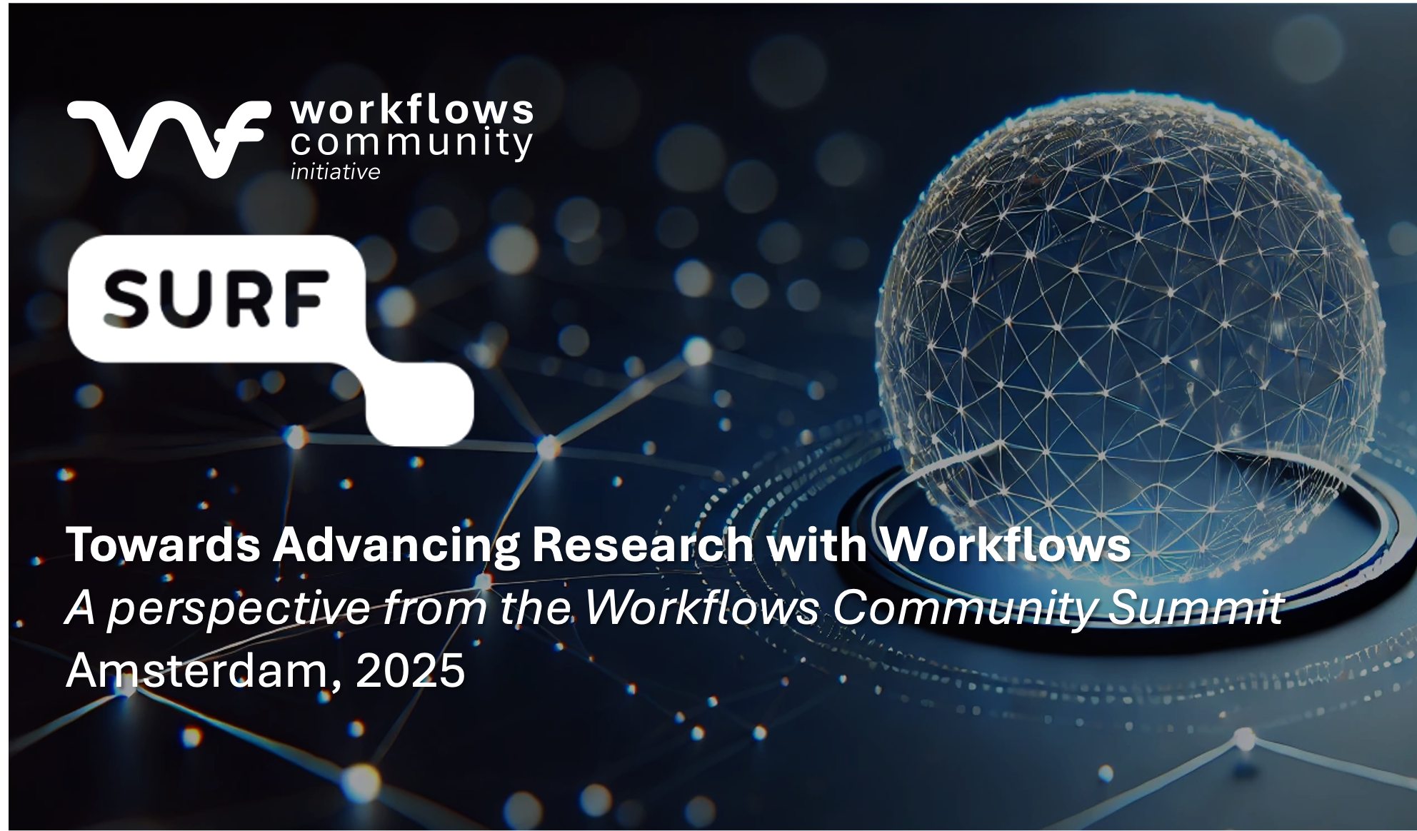 Towards Advancing Research with Workflows cover